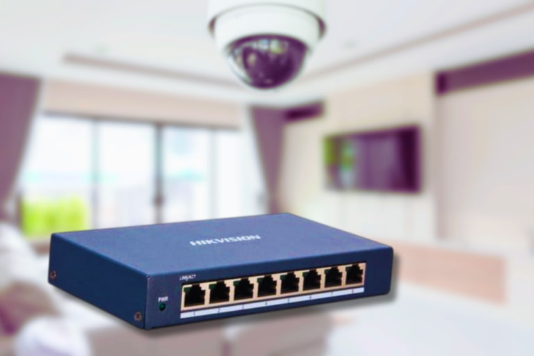 Organizare retea cu switch management inteligent.