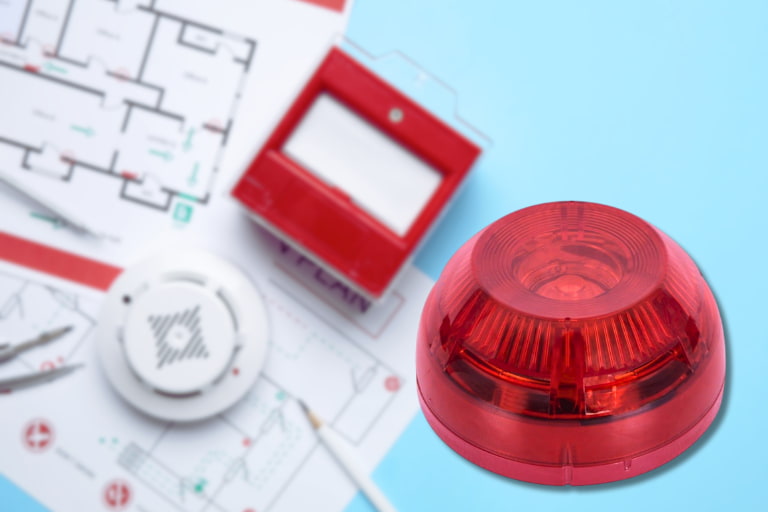 Sirena cu flash pentru spatii comerciale.