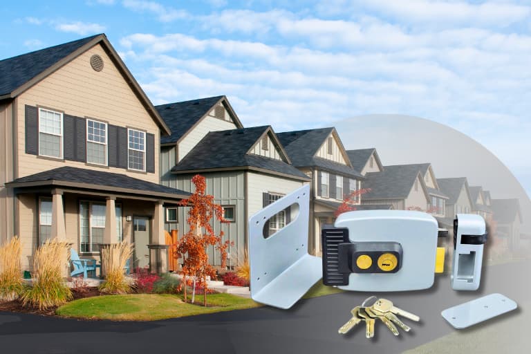 Yala electromagnetica aplicata pentru usi.