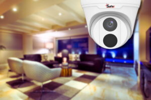 Camera supraveghere IP de interior.