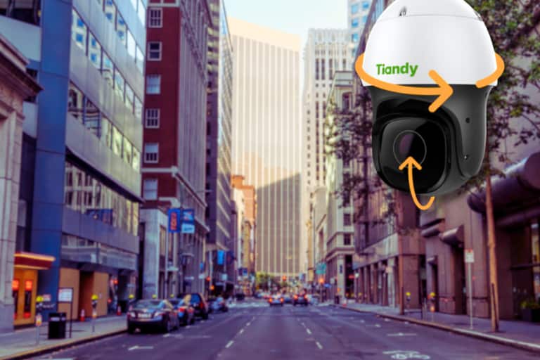 Camera supraveghere cu tehnologie AI.